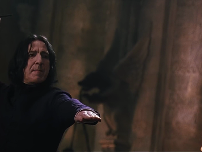 2001 marked the beginning of the "Harry Potter" film franchise and Rickman