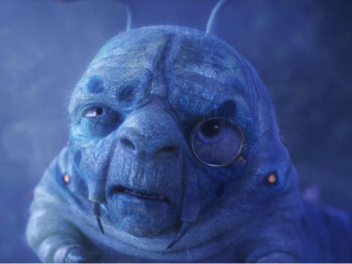 His final role is the voice of the Blue Caterpillar in this year