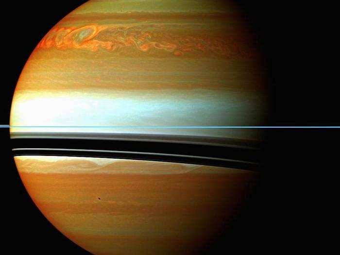 In 2010, an unexpected storm arrived in Saturn