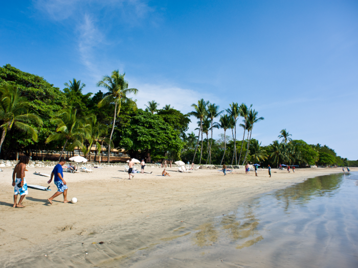 For that pura vida experience, you might want to set your sights on Playa Tamarindo in Costa Rica, where the town is small and the beach is laid-back perfection.