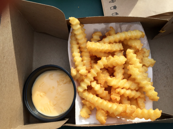 These are the cheese fries I