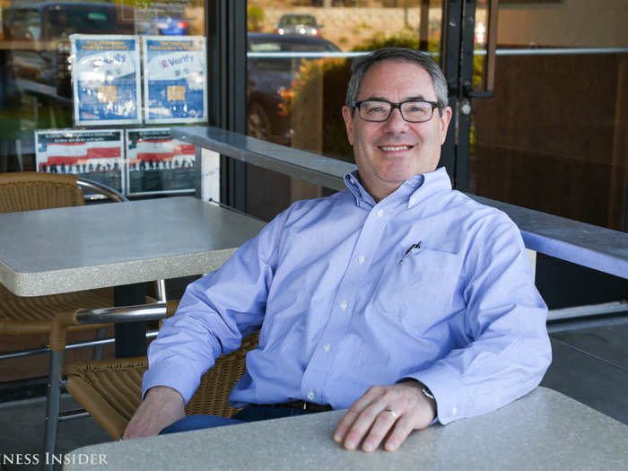 Marc greeted us at the door. A former principal at Ernst & Young, Simon
led the 1998 deal that gave McDonald