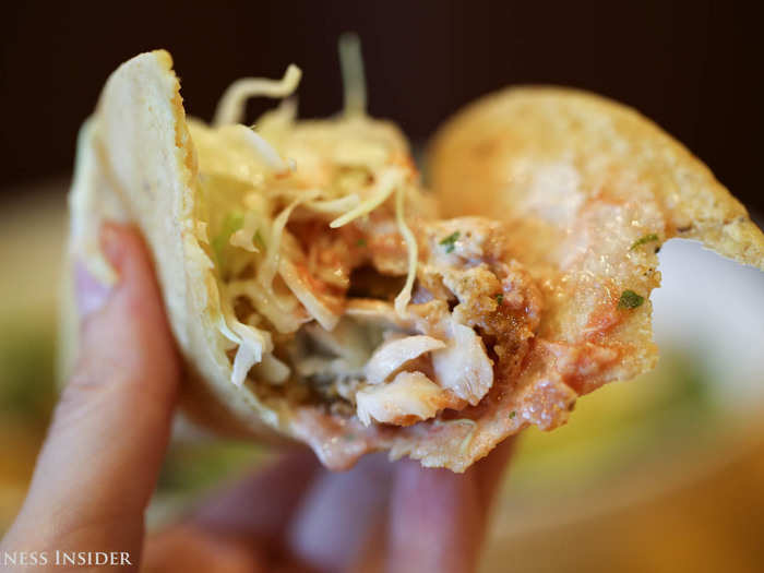 Without question, the Original Fish Taco satisfied me unlike any taco before. Marc said everything on the menu stemmed from this one pedestrian taco — the most popular order and "the hallmark" of the chain.