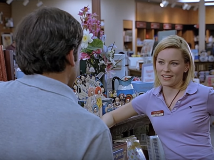 Elizabeth Banks had some minor roles in films including "Spider-Man" and "Catch Me If You Can" before she popped up in "The 40-Year-Old Virgin" as a bookstore worker who Andy flirts with.