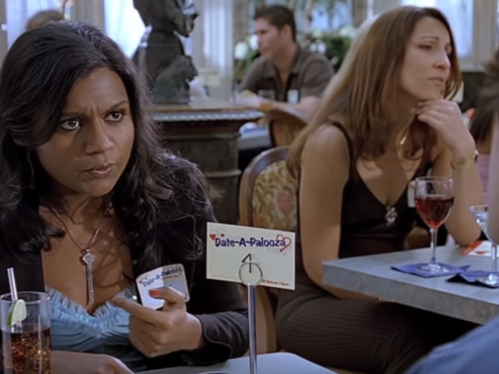 Mindy Kaling made her film debut as the ex-girlfriend of Paul Rudd