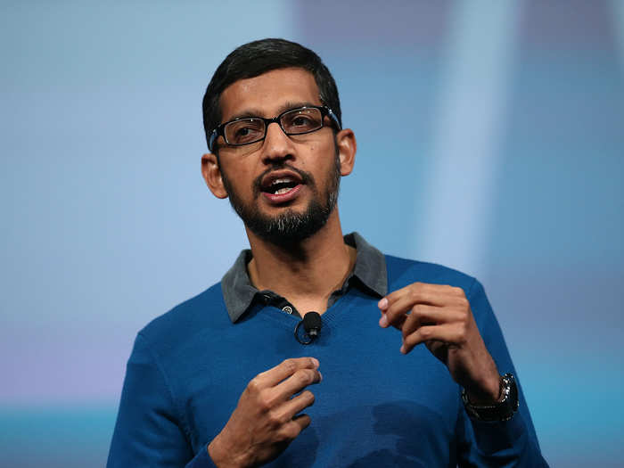 Sundar Pichai got bumped to be CEO of Google.