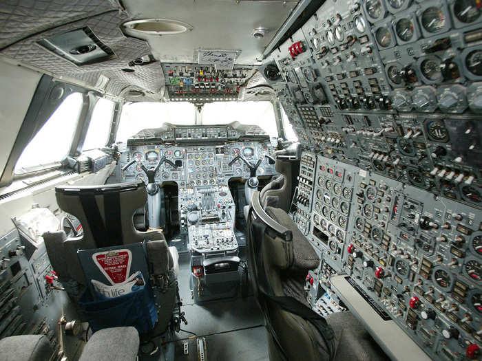 The Concorde was operated by a crew of the three: two pilots and a flight engineer.