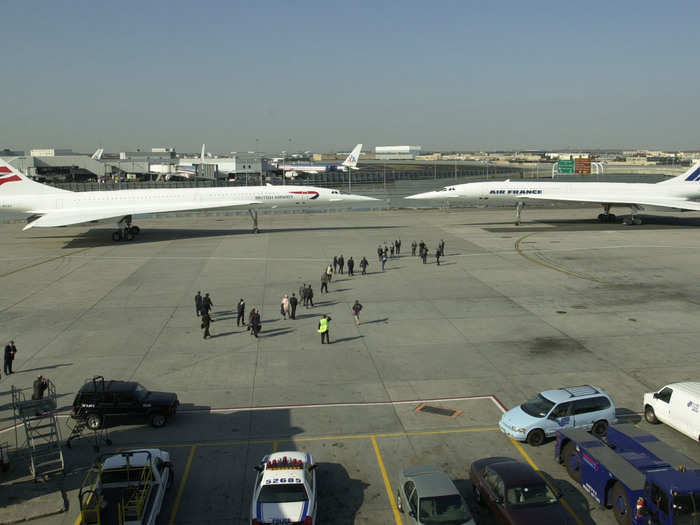 This left British Airways and Air France as the plane