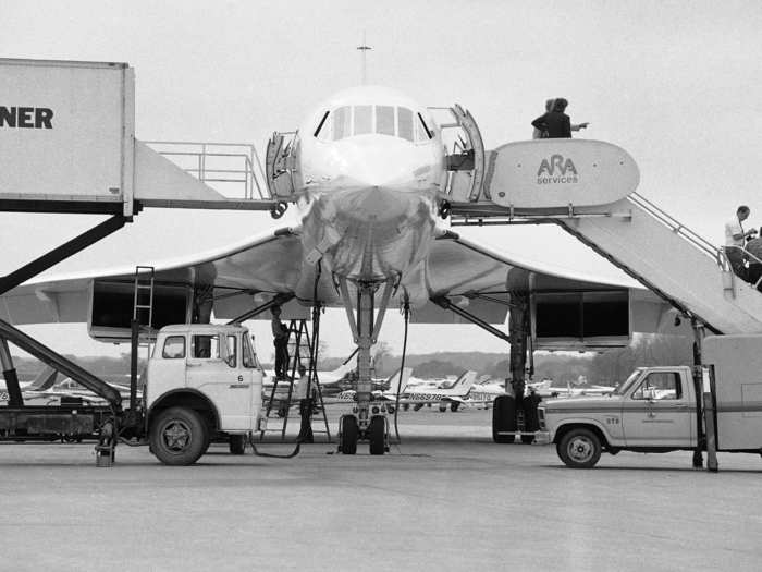 Every day, the Concorde fleet was fueled and stocked with fine Champagne and Beluga caviar.