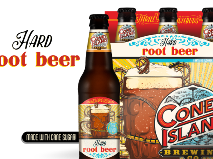 9. Coney Island Hard Root Beer — For adults only, this alcoholic beverage has 180 calories per 12 oz. bottle.