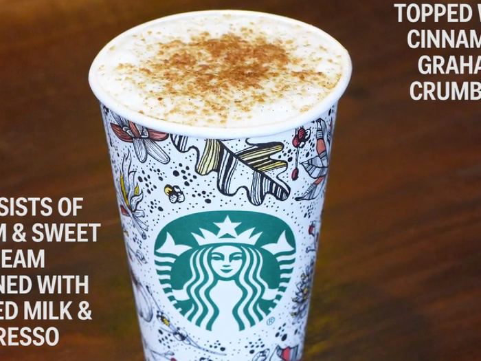 1. Toasted Graham Latte — Tech Insider employees <a href="http://www.techinsider.io/starbucks-toasted-graham-latte-flavor-2015-9">didn