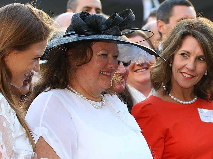 The richest person in Australia: Gina Rinehart