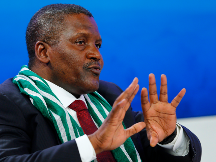 The richest person in Nigeria: Aliko Dangote