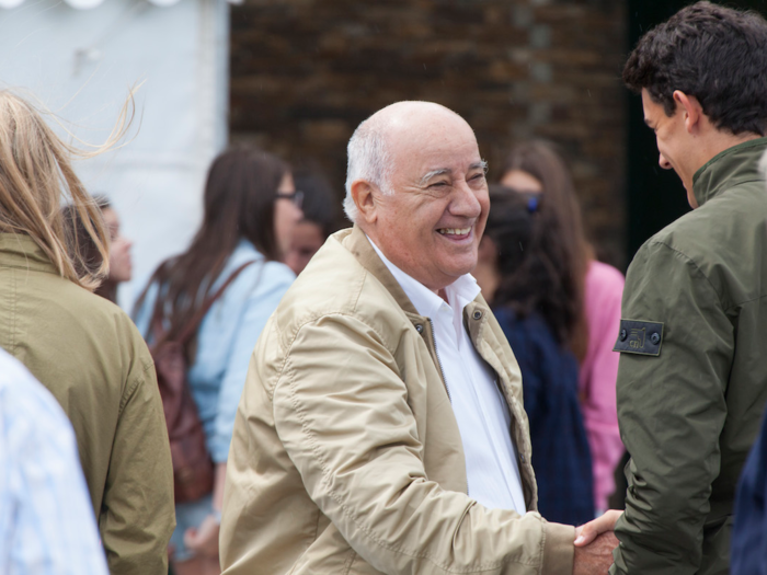 The richest person in Spain: Amancio Ortega