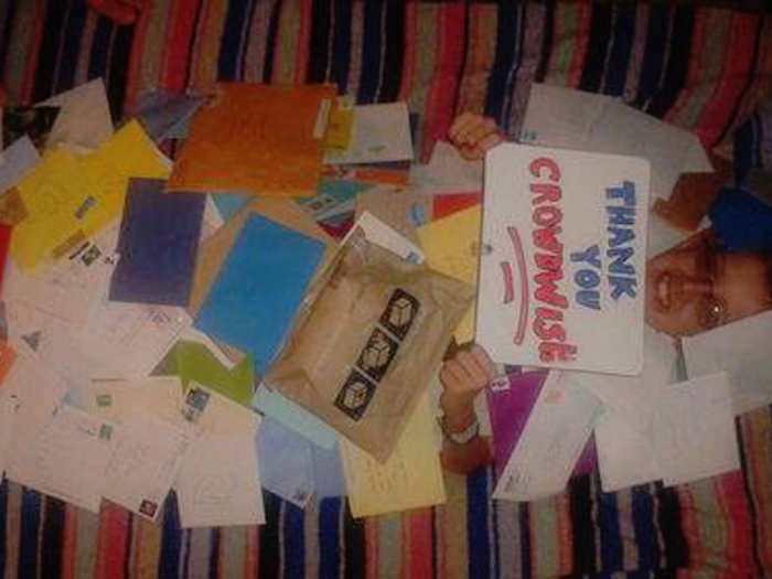 Wish: "That my very sick son could get a boatload of birthday cards."
Resolution: Crowdwish members sent cards to Denver Poore of Ocala, Florida to ensure he had a birthday he won’t forget.