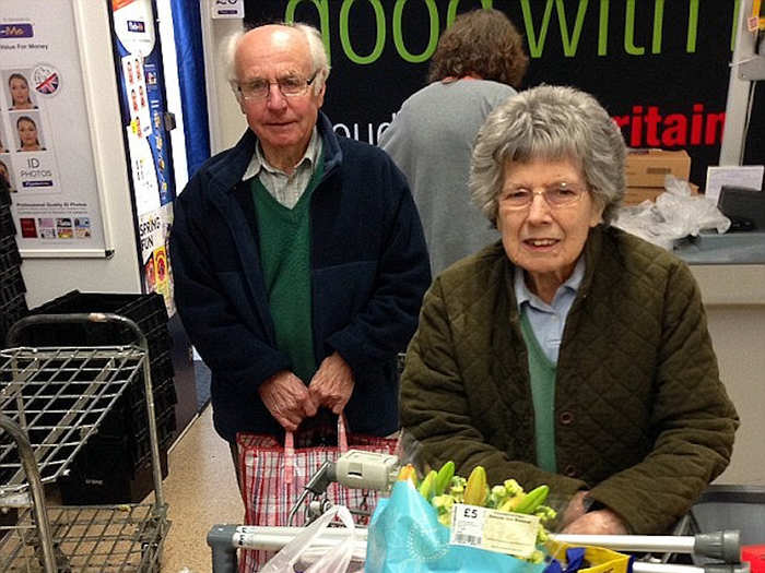 Wish: "That there was more kindness in the world."
Resolution: Crowdwish surprised a couple by paying for their groceries.