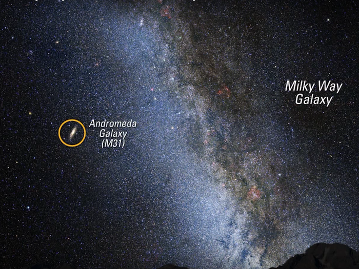 We're on a collision course with the Andromeda Galaxy here's what