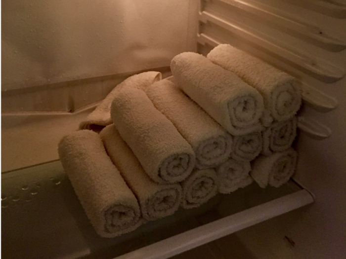 The eucalyptus towels were one of my favorite amenities.