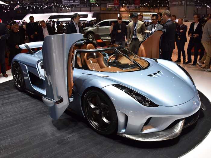 Other interesting designs include the Dihedral Synchro Helix doors on the Koenigsegg Regera mega-car.