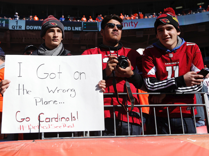 These fans on the other hand were a little out of place.