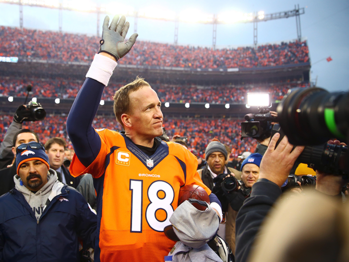 And Peyton Manning walked off the field an AFC Champion once again.