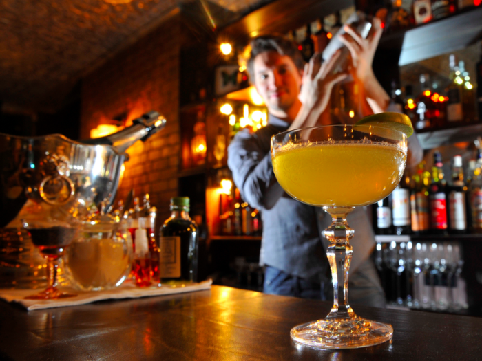 3. Bar worker — £274.00 per week