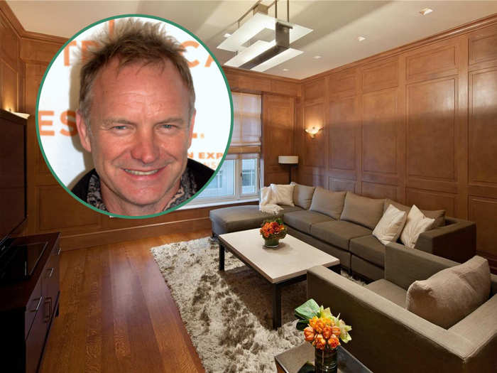 Sting bought the $26.5 million condo right next to Lloyd Blankfein