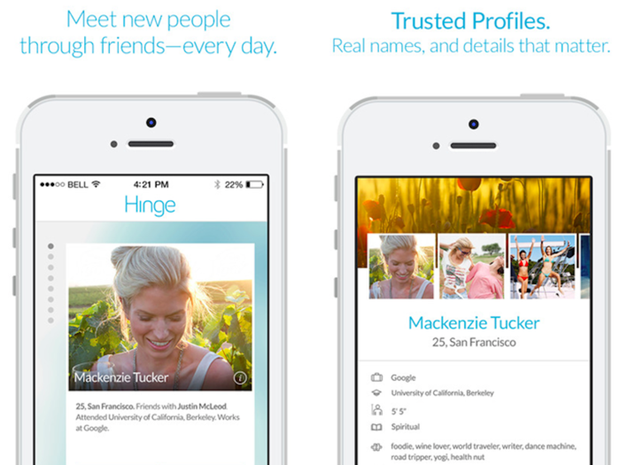 Hinge helps you meet your friends