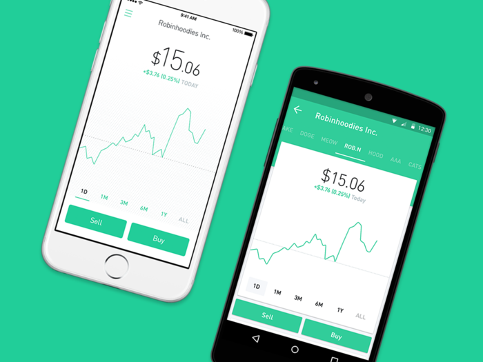 Robinhood is a great stock market app for beginners.