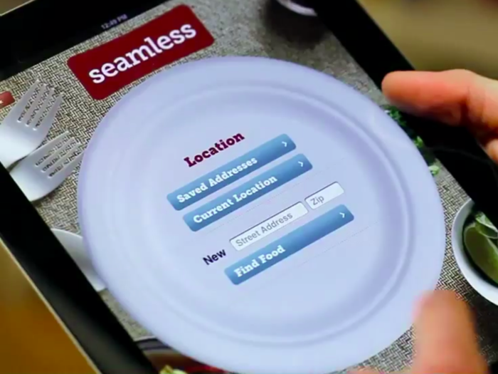 Seamless gets food delivered to your doorstep with just a few taps.