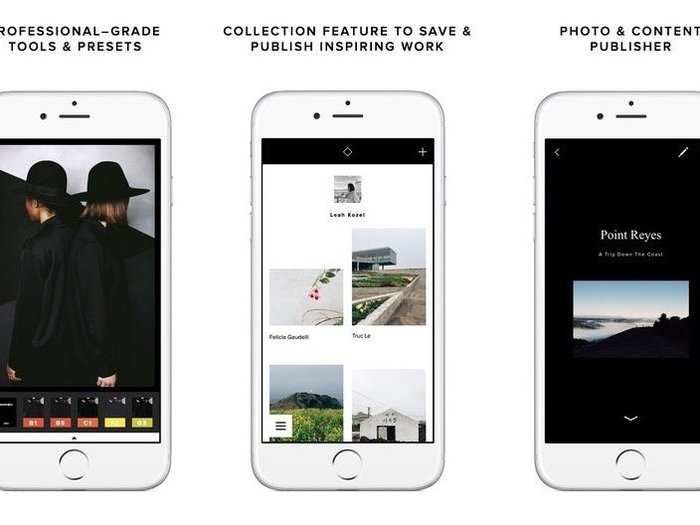 VSCO Cam is the only mobile photo editor you need to use.