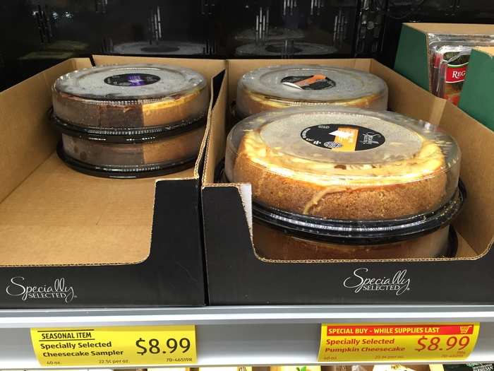 It has recently started selling more baked goods, however, like this cheesecake.