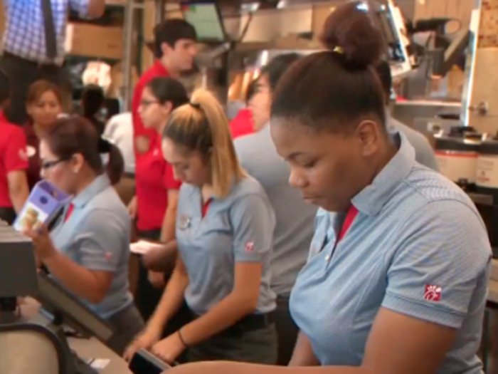 Chick-fil-A developed some unique employee traditions over the years — such as singing songs about how much they love the chain.