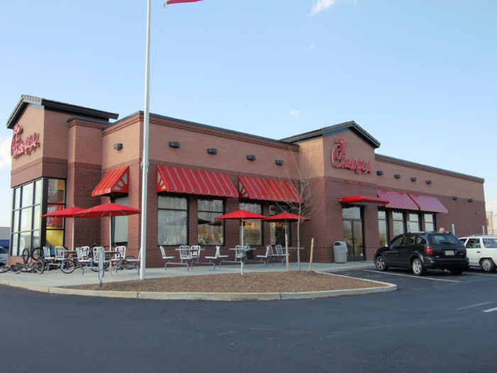 It only costs franchisees $10,000 to open a new location.