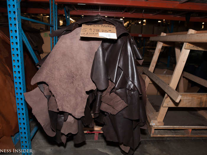 When constructing the jackets, it all starts with the leather. Schott uses full-grain cowhide leather, which is the highest quality leather you can find. It uses the full grain of the hide for enhanced strength.