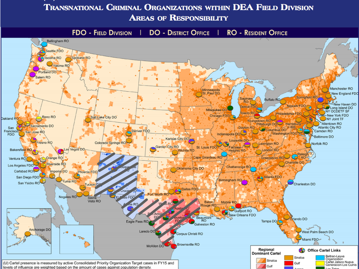 Here are the powerful Mexican drug cartels that operate in the US