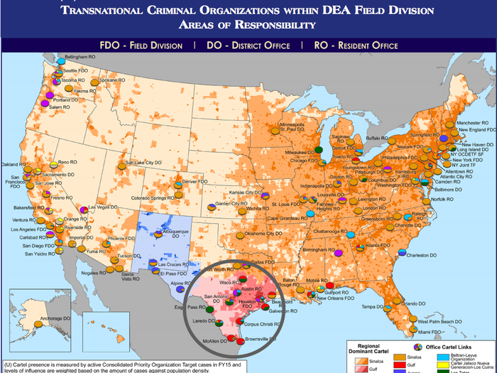 Here are the powerful Mexican drug cartels that operate in the US