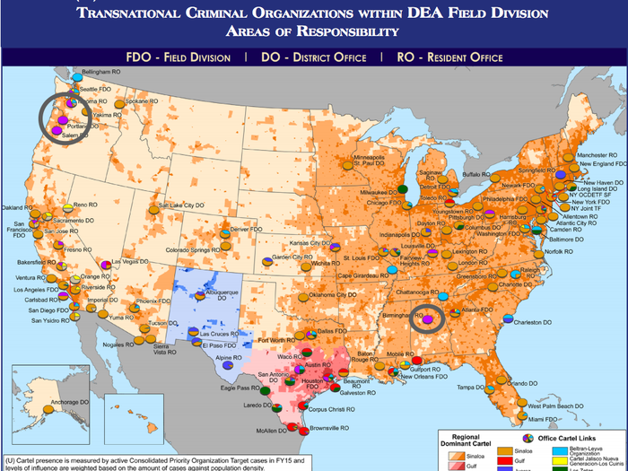 Here are the powerful Mexican drug cartels that operate in the US