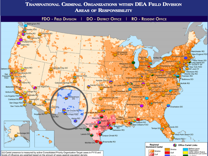 Here are the powerful Mexican drug cartels that operate in the US