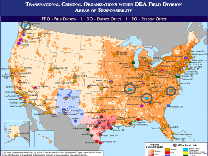 Here are the powerful Mexican drug cartels that operate in the US