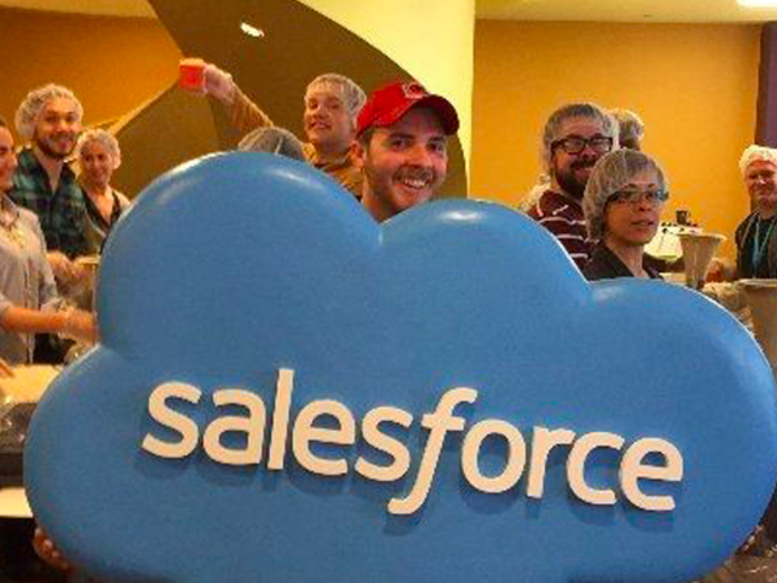 Salesforce: PTO for volunteering and money for donation