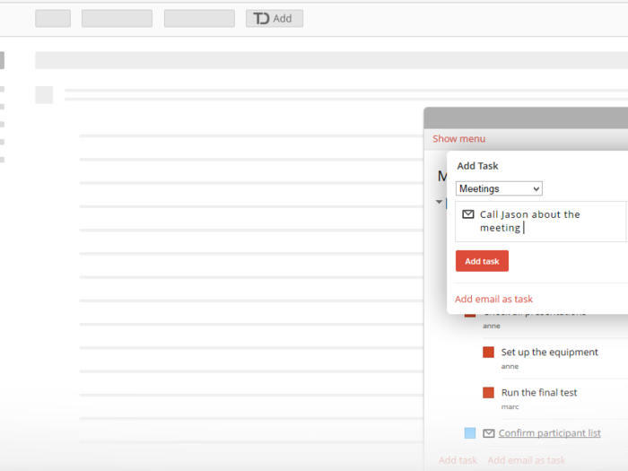 Todoist is one of the best to-do list tools, and its extension lets you harness the power of Gmail.