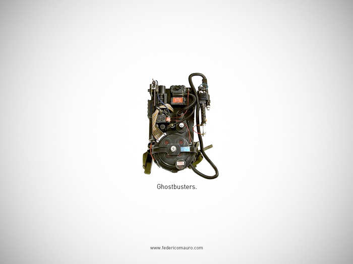 The proton pack from "Ghostbusters"