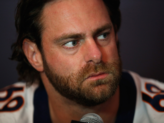 Broncos guard Evan Mathis is the second oldest player on the team.