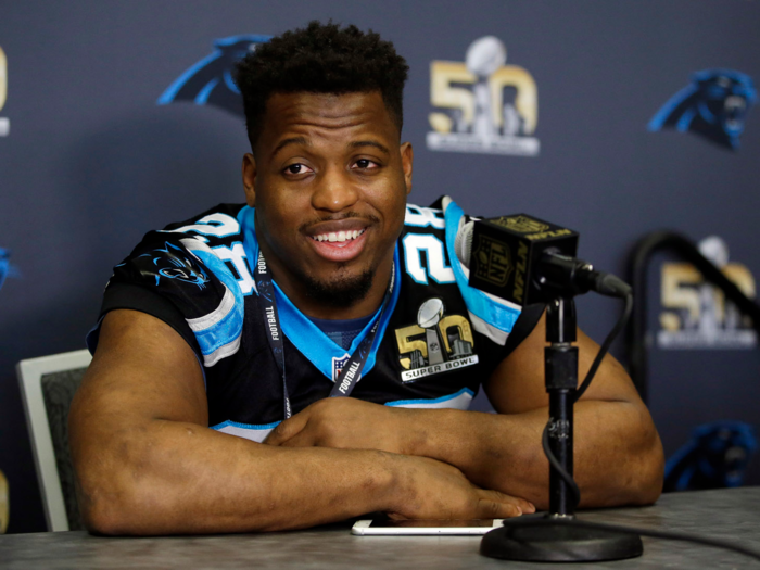 Jonathan Stewart was the Panthers