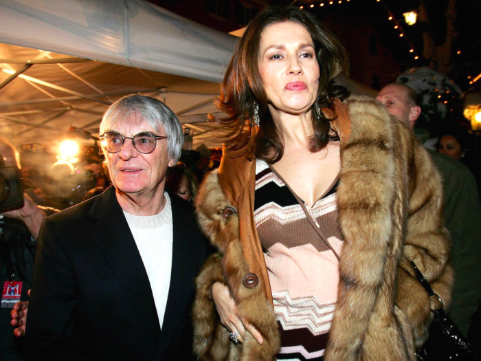 8. Slavica Ecclestone — £740 million ($1.06 billion). The former Armani model was married to F1 supremo Bernie Ecclestone for 24 years. However, considering her former husband is worth £2.7 billion ($3.9 billion), it comes as no surprise that her sizeable divorce settlement accounts for nearly all her wealth.