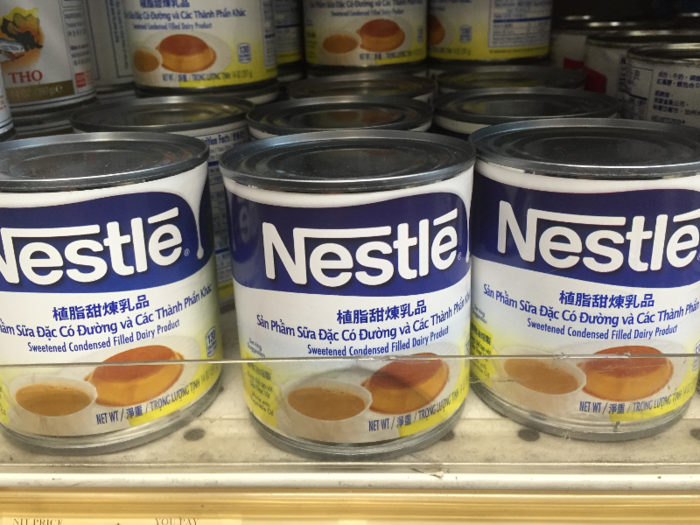 Nestle brand condensed milk.