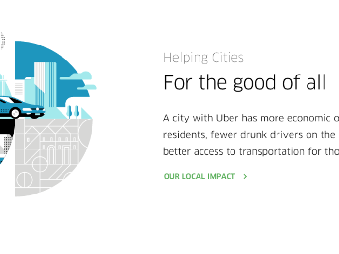 Uber works for the common good...