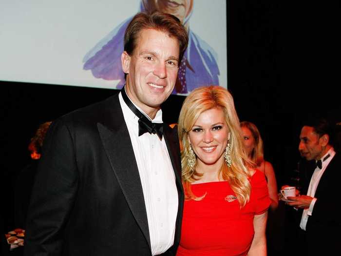 Meredith Whitney and former pro wrestler John Charles Layfield