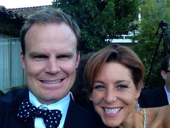 Bloomberg TV anchor Stephanie Ruhle and banker Andy Hubbard